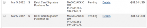 magicJack charged my credit card twice